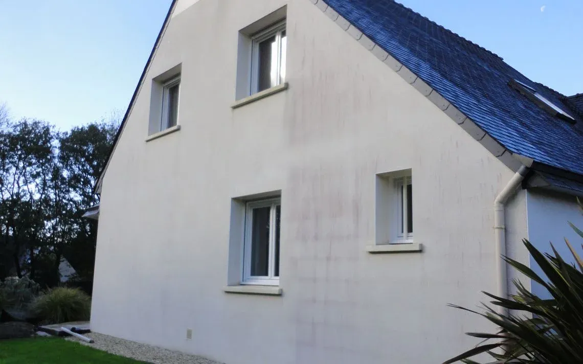 Bardage isolant sur pignon nord