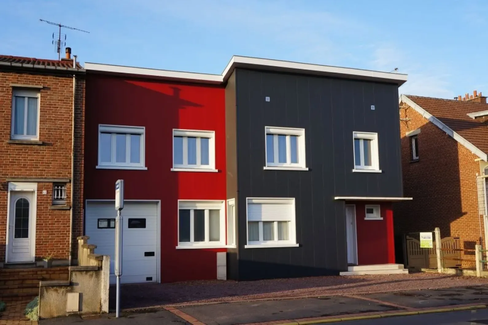 Isolation par l\'extérieur et embellissement d\'une maison à Dainville