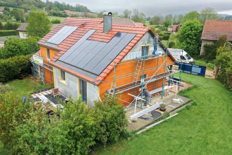 bardage extérieur moderne