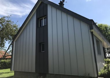 Isolation par l’extérieur de 3 façades d'une maison des années 70