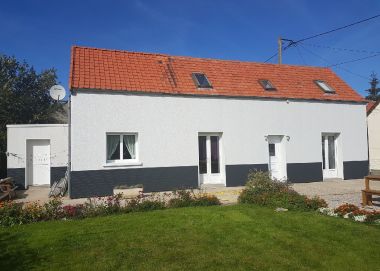 Isolation thermique des façades d'une maison de campagne