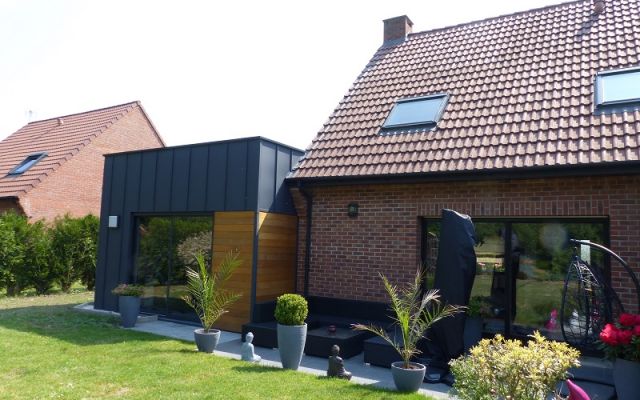 Isolation thermique d'une extension d’une maison